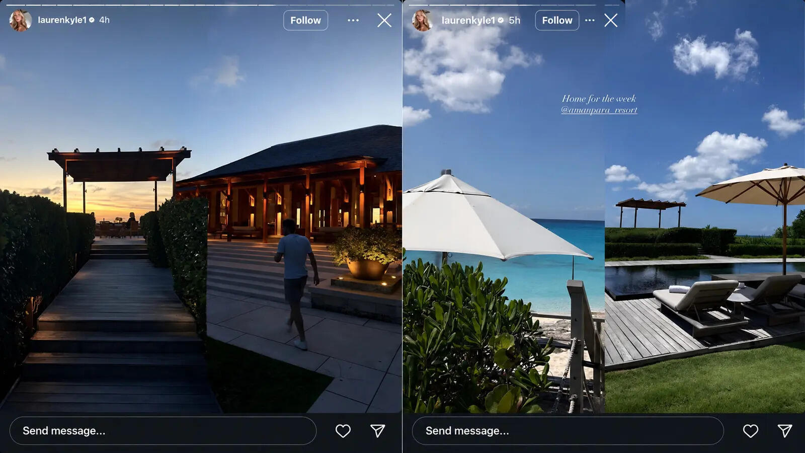 NHL-NHL star Connor McDavid and his wife Lauren Kyle enjoy Turks and Caicos luxury offseason vacation retreat together