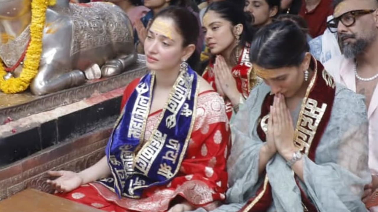 Tamannaah Bhatia’s Traditional Red Banarasi