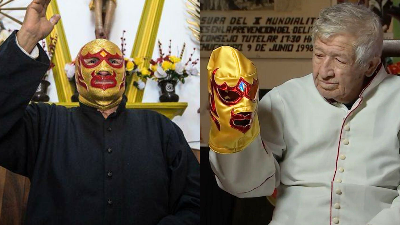 By day a priest, by night a wrestler: Meet the Mexican hero who raised money for an orphanage by fighting in wrestling rings