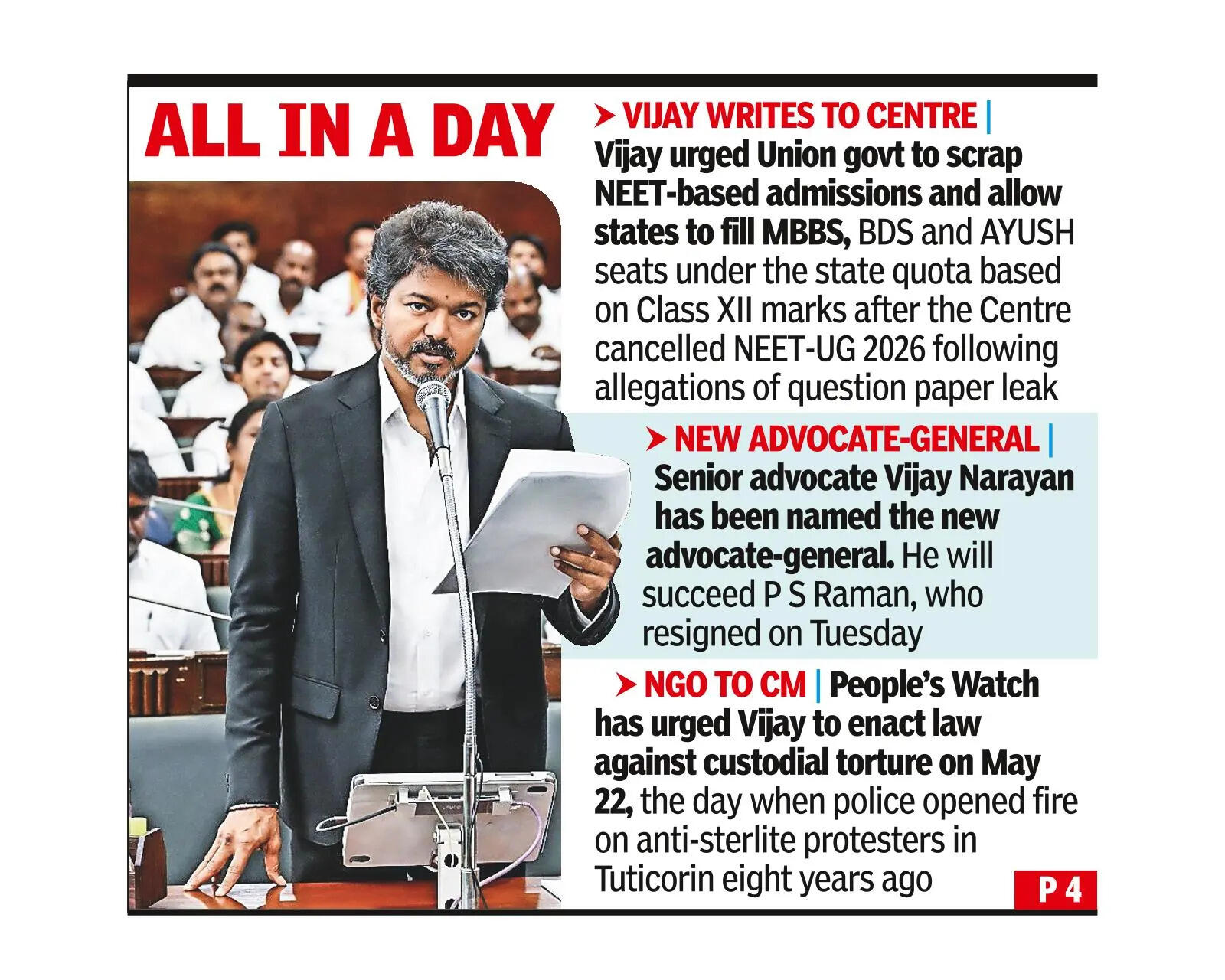 DMK Walks Out; AIADMK Split 25-22; Five Abstain