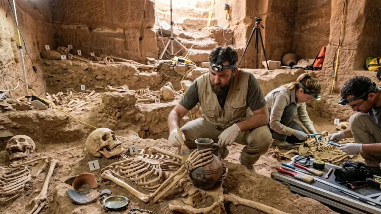 Indiana Jones comes to life: 12 skeletons found in a hidden Petra tomb beneath the Treasury