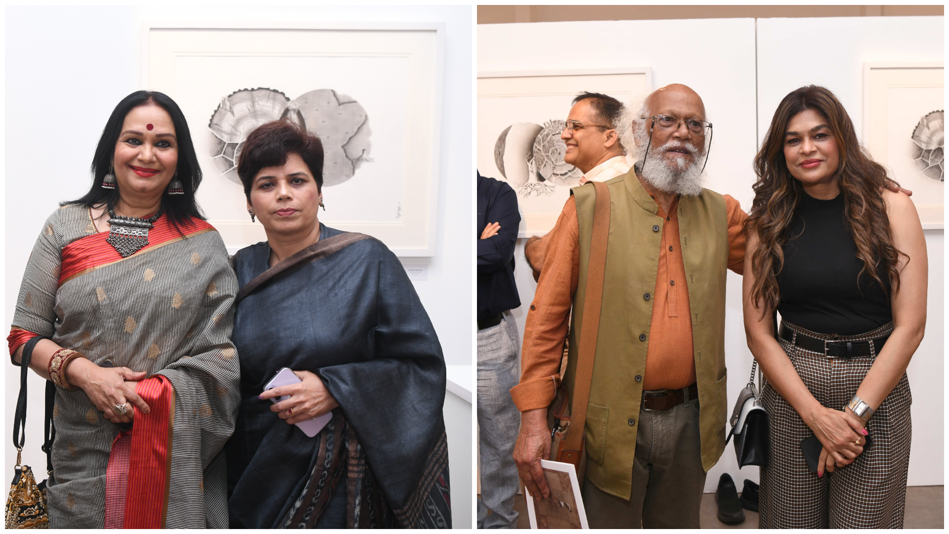 Pratibha Prahlad with Jyoti Tyagi; Jatin Das with Poonam Bhatnager