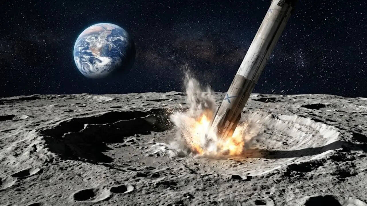 Scientists say SpaceX Falcon 9 rocket will strike the Moon at 5,400 miles per hour