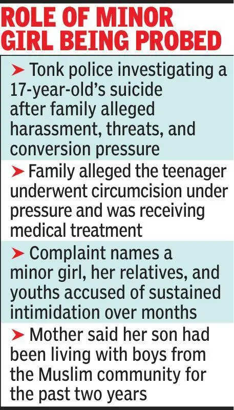 Teen dies by suicide