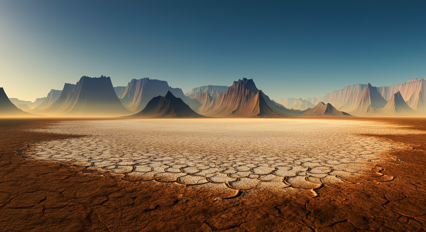 Afar Depression's Stark Beauty
