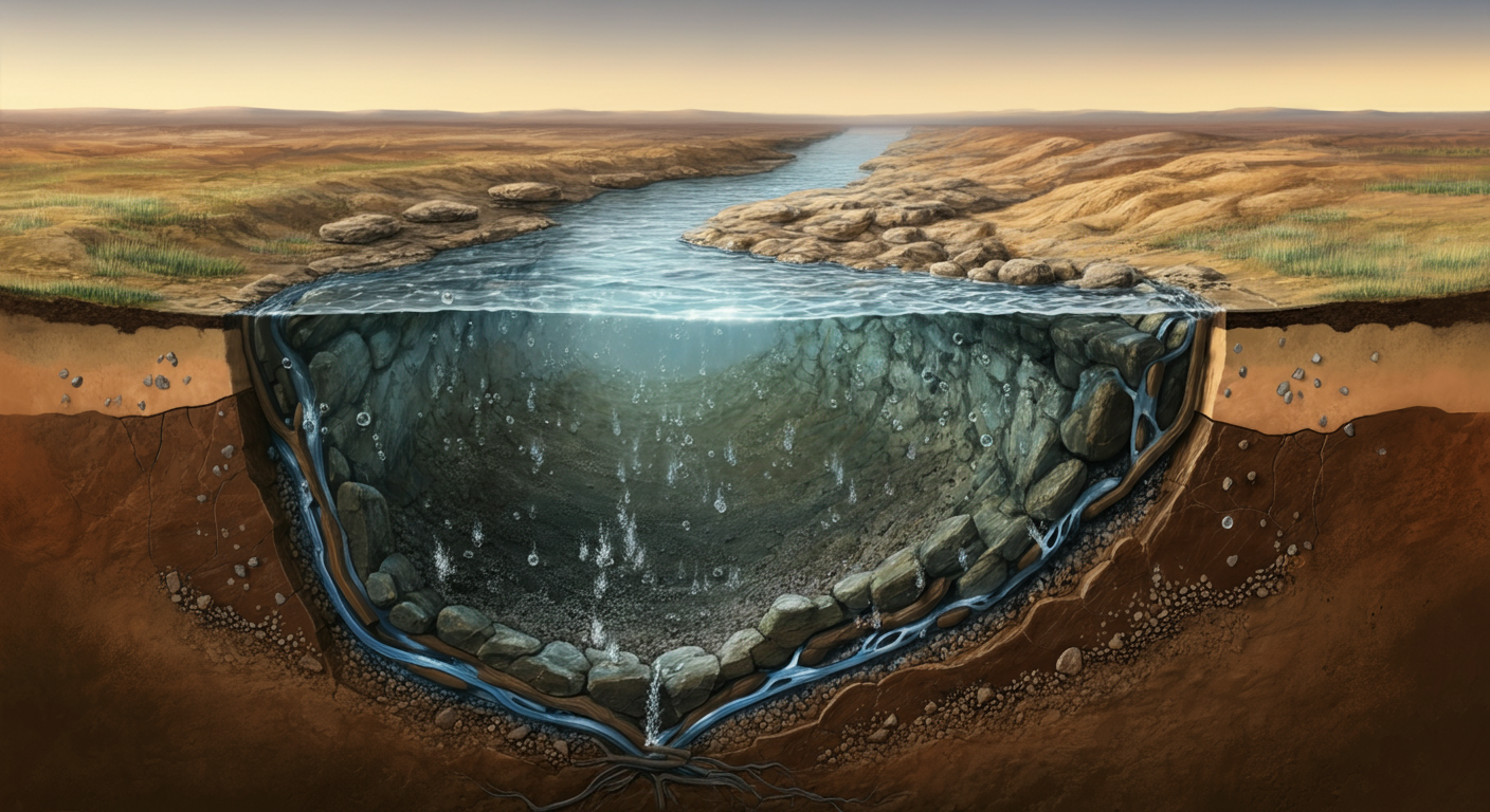 Vast Underground Water Reservoir