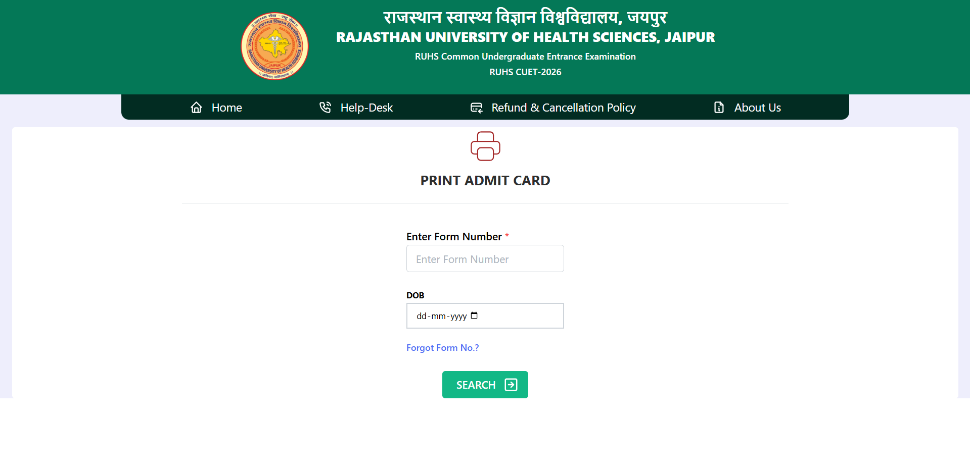 RUHS BSc Nursing admit card 2026 released at ruhsraj.org.in: Direct link to download hall ticket here