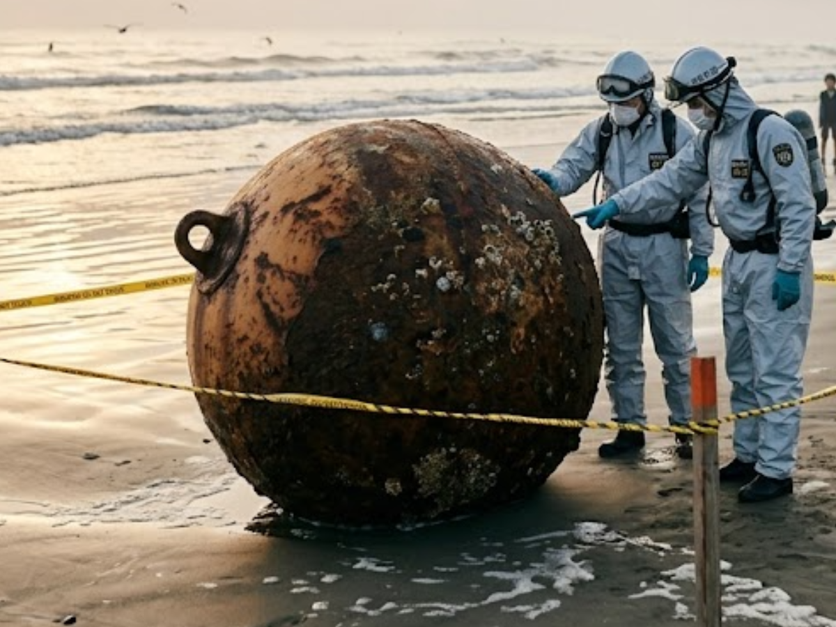 According to oceanographers, the object was a buoy