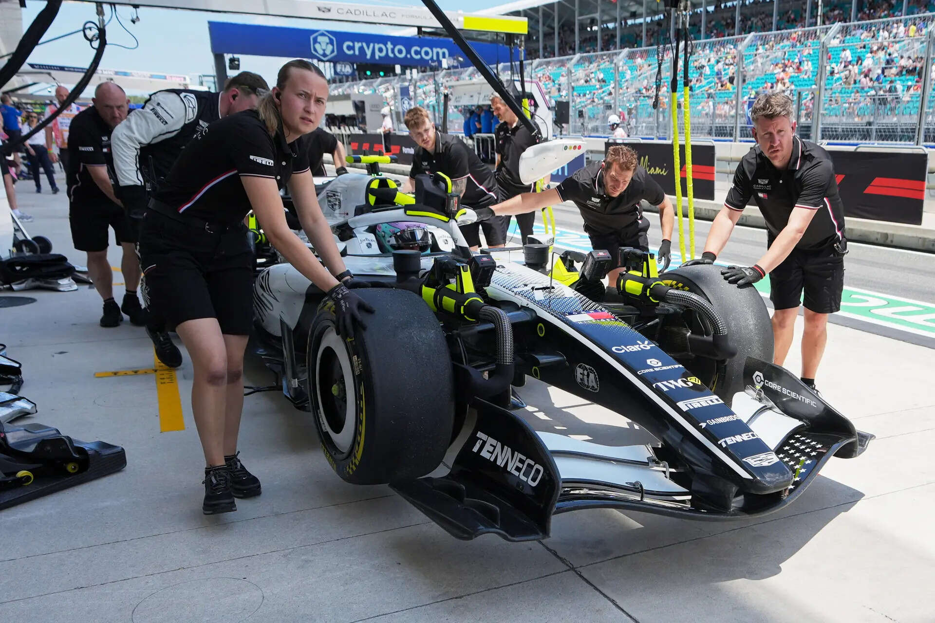 Cadillac’s stars-and-stripes Miami debut as the new F1 team races on US soil