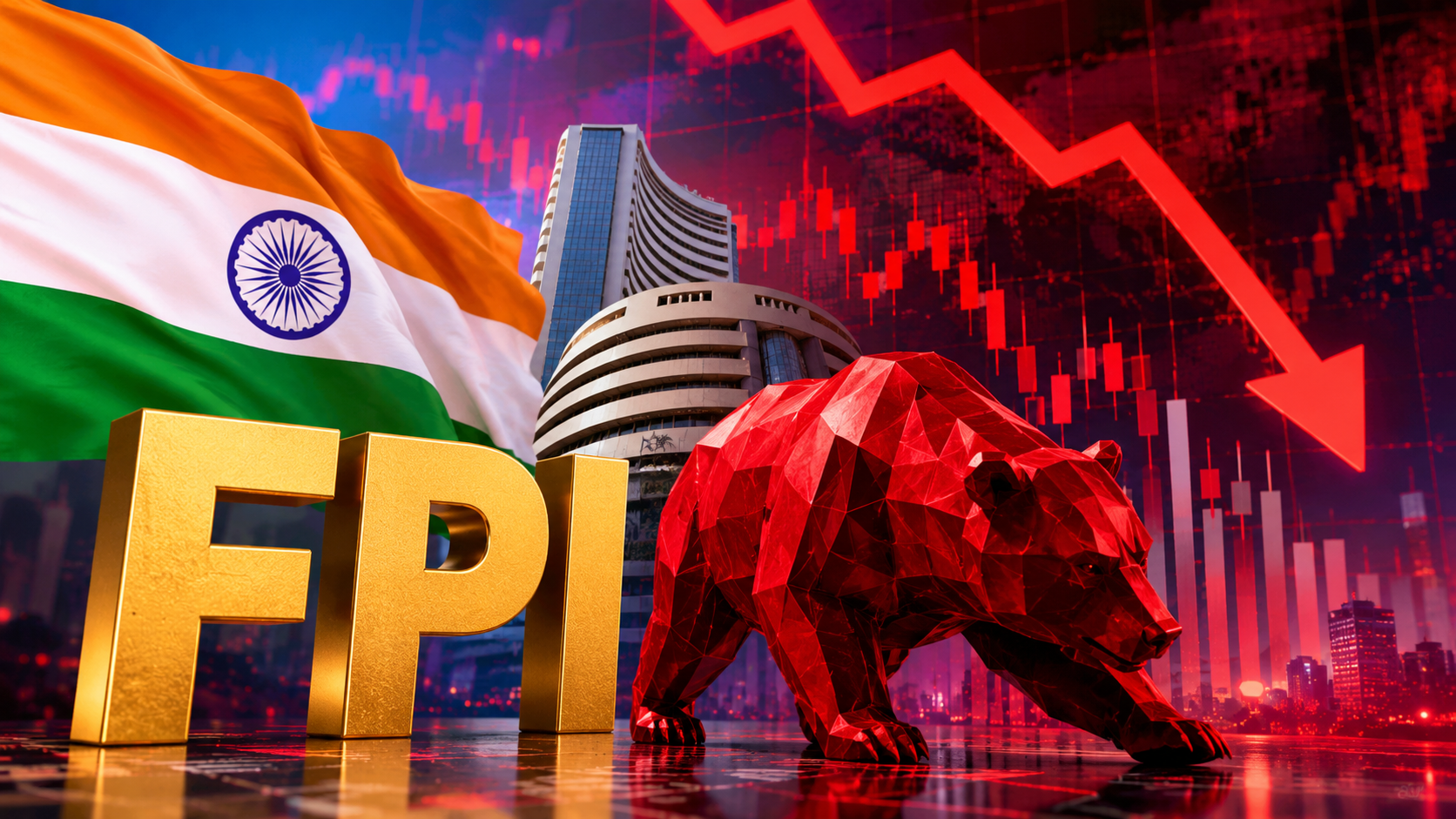 FPIs pull Rs 27,000 crore in May; 2026 outflows cross Rs 2.2 lakh crore mark