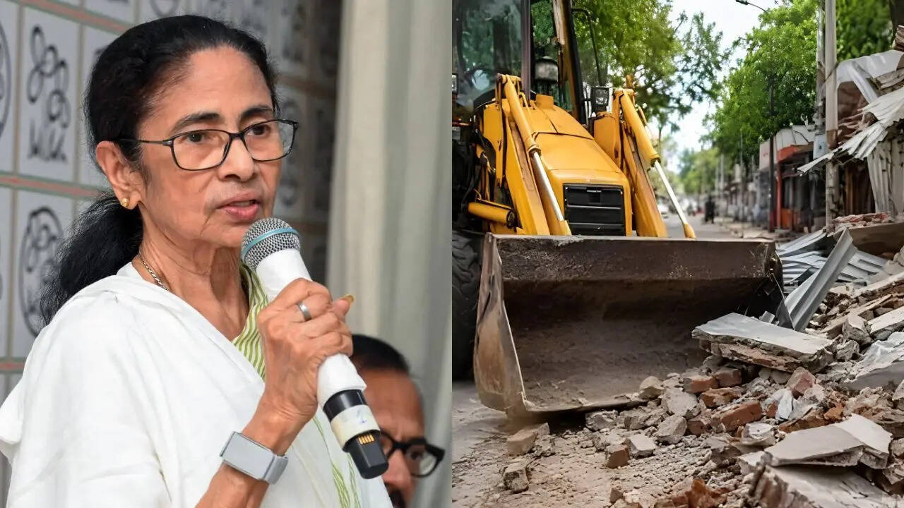 Bulldozers can’t be govt language: Mamata Banerjee; 10 cops injured as protest turns violent