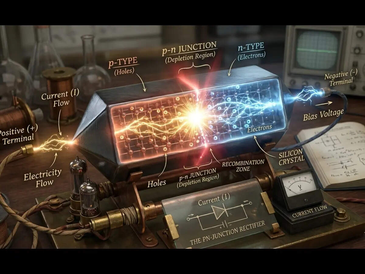 Russell Ohl noticed an unexpected flow of electricity that helped shape the future of computing