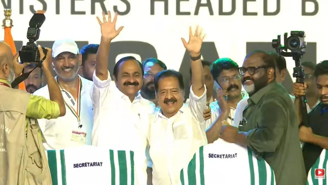 Kerala gets new govt as UDF returns after 10 years; VD Satheesan takes oath as CM
