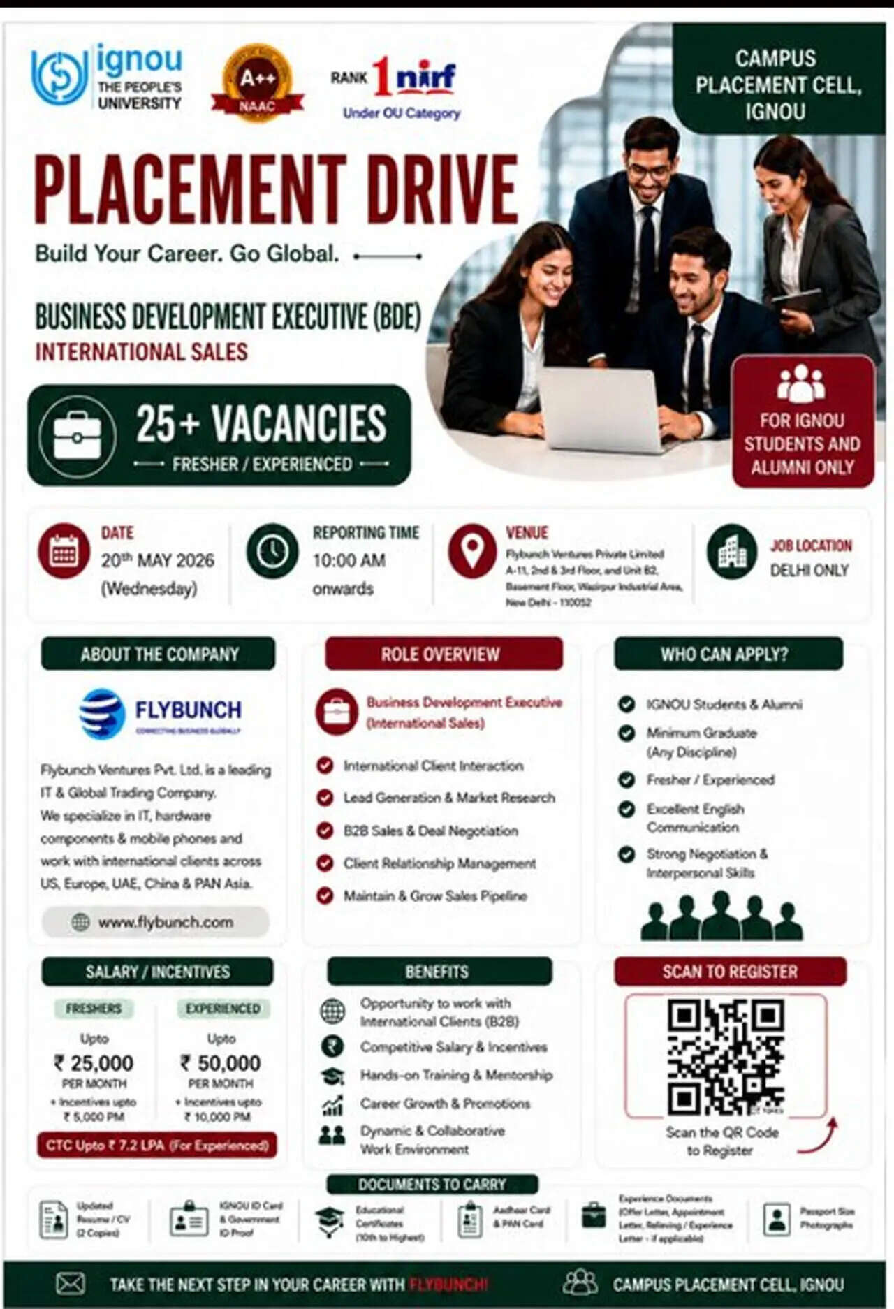 ​IGNOU placement drive