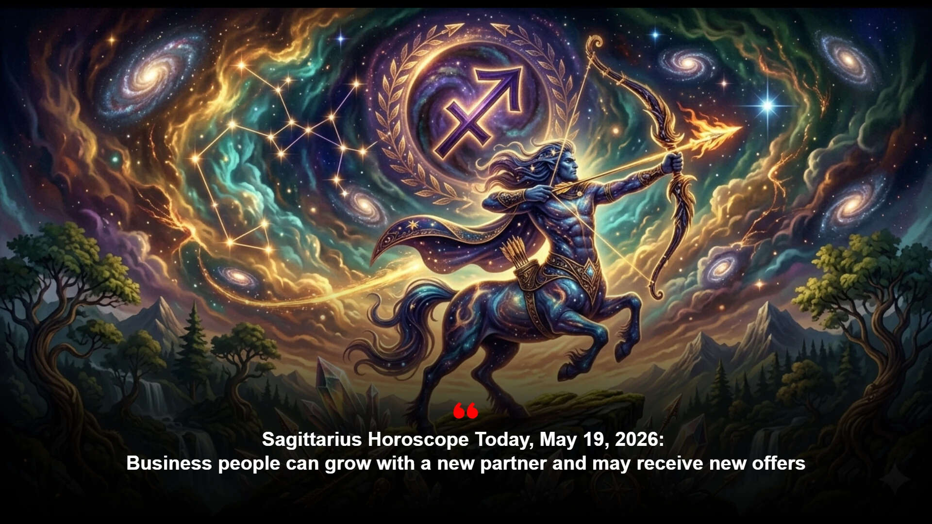 Sagittarius Daily Horoscope: Spouse’s support boosts you; skip speculation, eat light