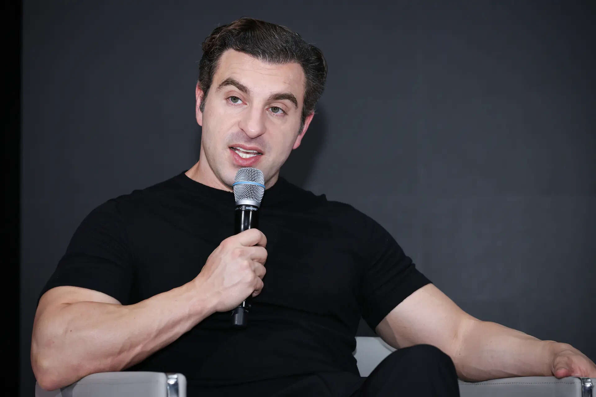 Airbnb Co-founder and CEO Brian Chesky and Global K-pop Powerhouse SEVENTEEN Welcome Fans To SEVENTEEN's 10th Anniversary Airbnb Experience