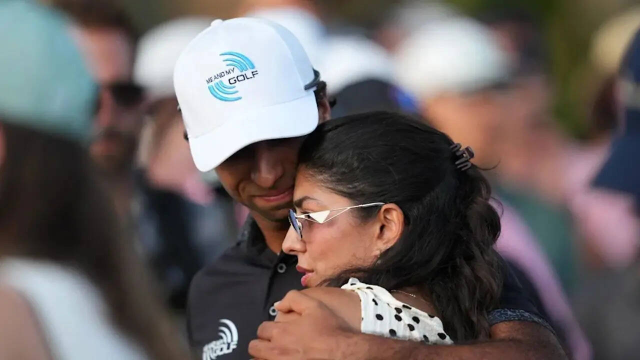 Aaron Rai and  his wife, Gaurika Bishnoi