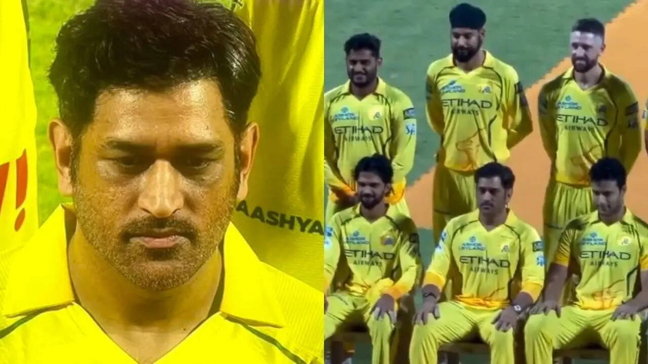 Watch: Dhoni enters field at Chepauk for final home appearance of IPL 2026