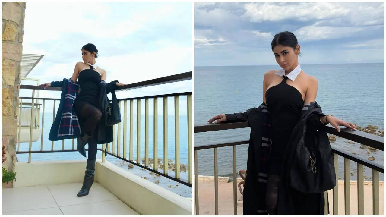 Mouni Roy stuns in black as she shares first Cannes glimpse