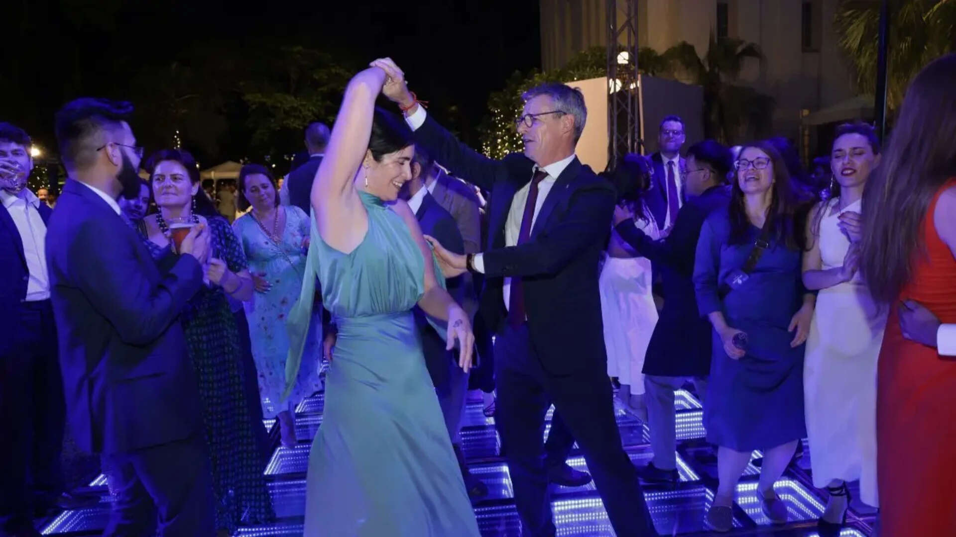 EU Ambassador Hervé Delphin with his wife Augistina Flores