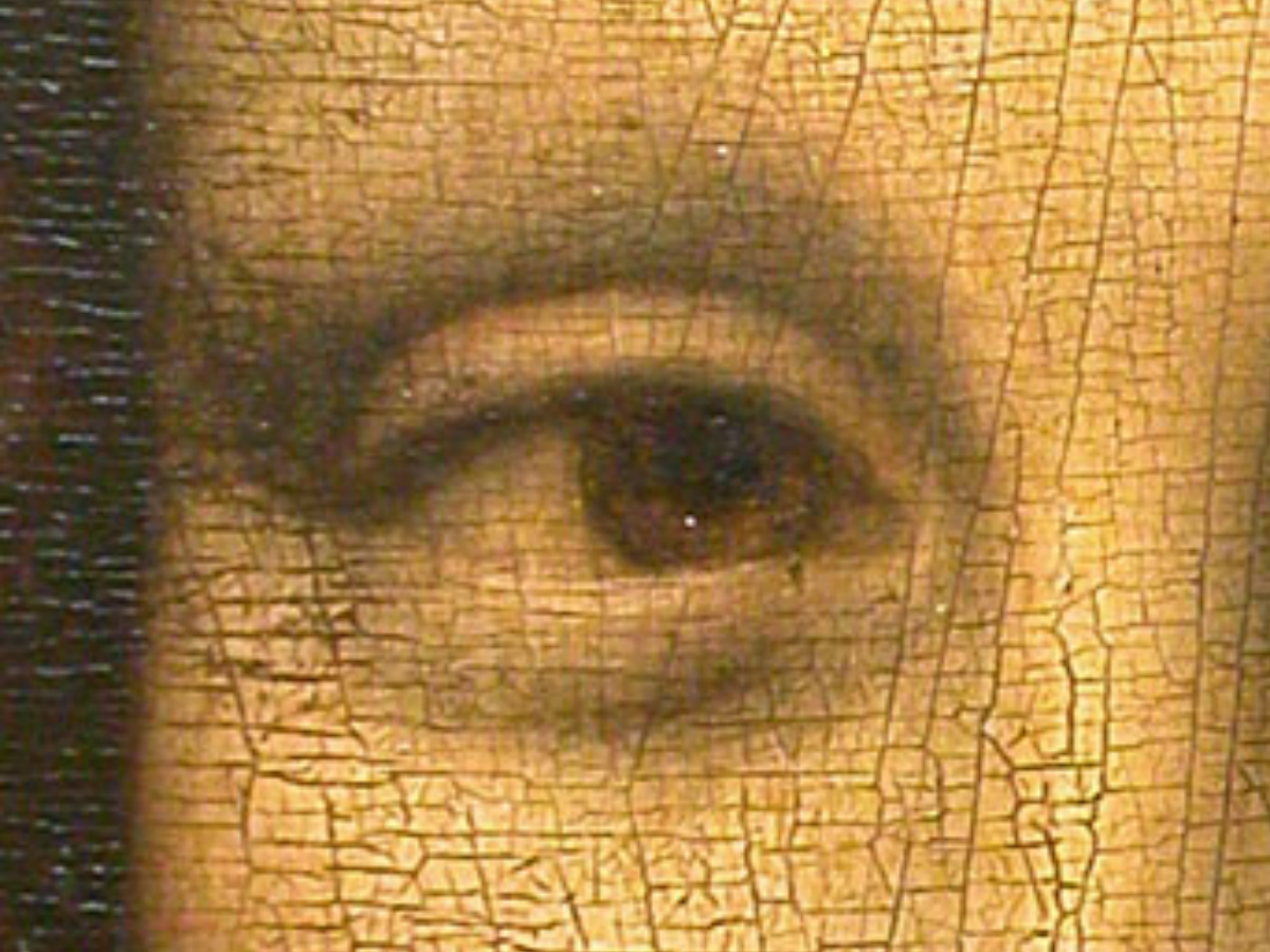 ​The right eye of Leonardo da Vinci's "Mona Lisa"