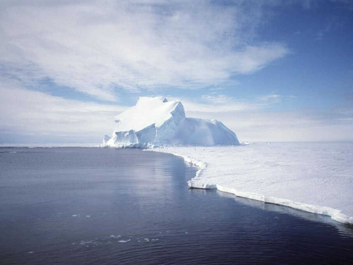 Wikimedia Commons A view of Antarctica’s ice sheet