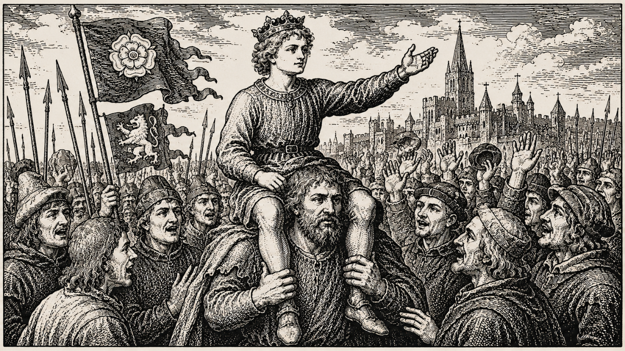 The poor English boy crowned King of England at 10, and years later, he worked in the royal kitchen