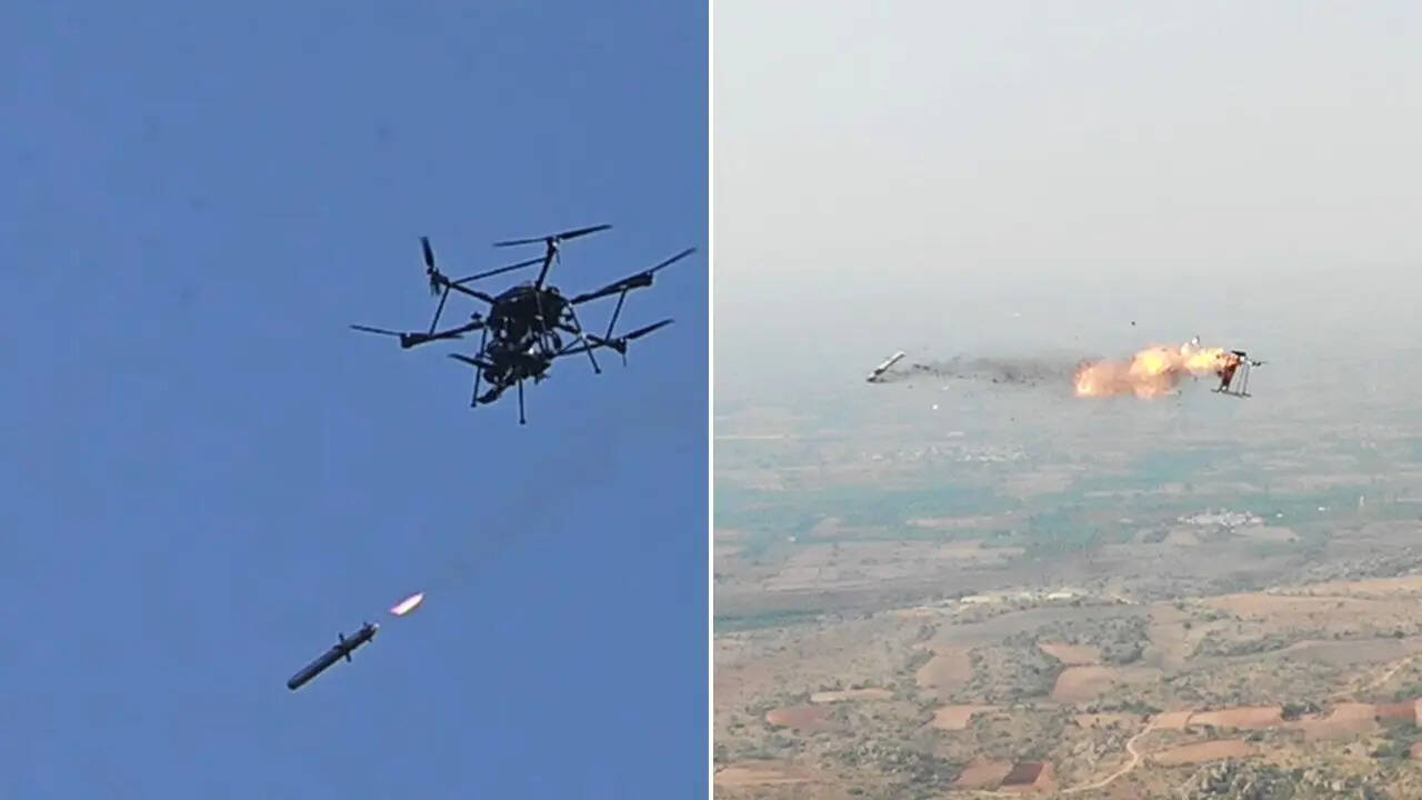 Watch: DRDO’s UAV-fired missile destroys airborne target during air & ground combat trials