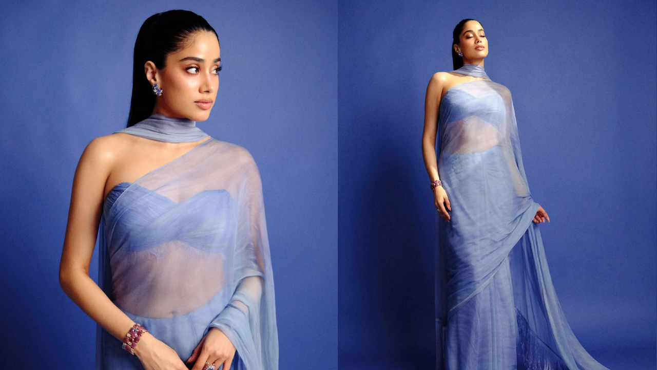 Janhvi Kapoor’s Latest Manish Malhotra Saree Look