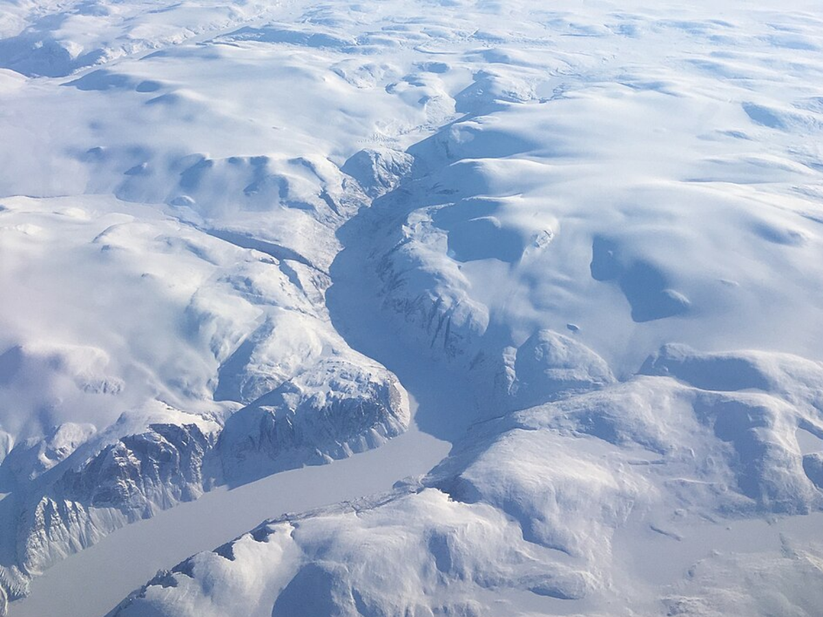 Aerial view of Baffin Island