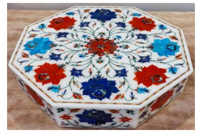 marble inlay box