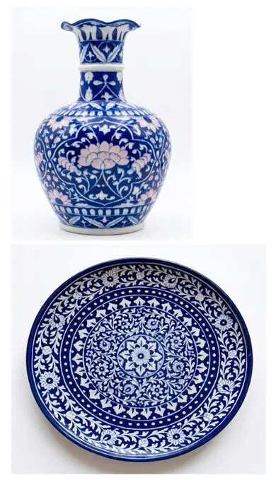 blue pottery
