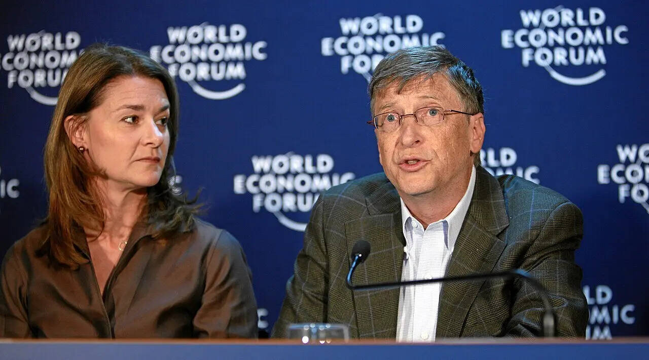 Remy_Steinegger_-_World_Economic_Forum_-_Melinda_French_Gates,_Bill_Gates_-_World_Economic_Forum_Annual_Meeting_Davos_2009_(by-sa)