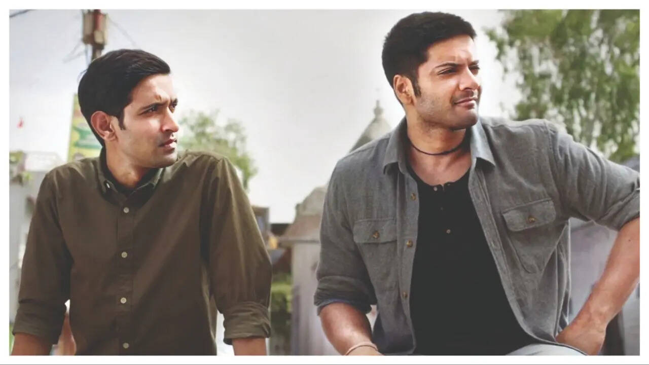 Vikrant Massey and Ali Fazal in a still from Mirzapur