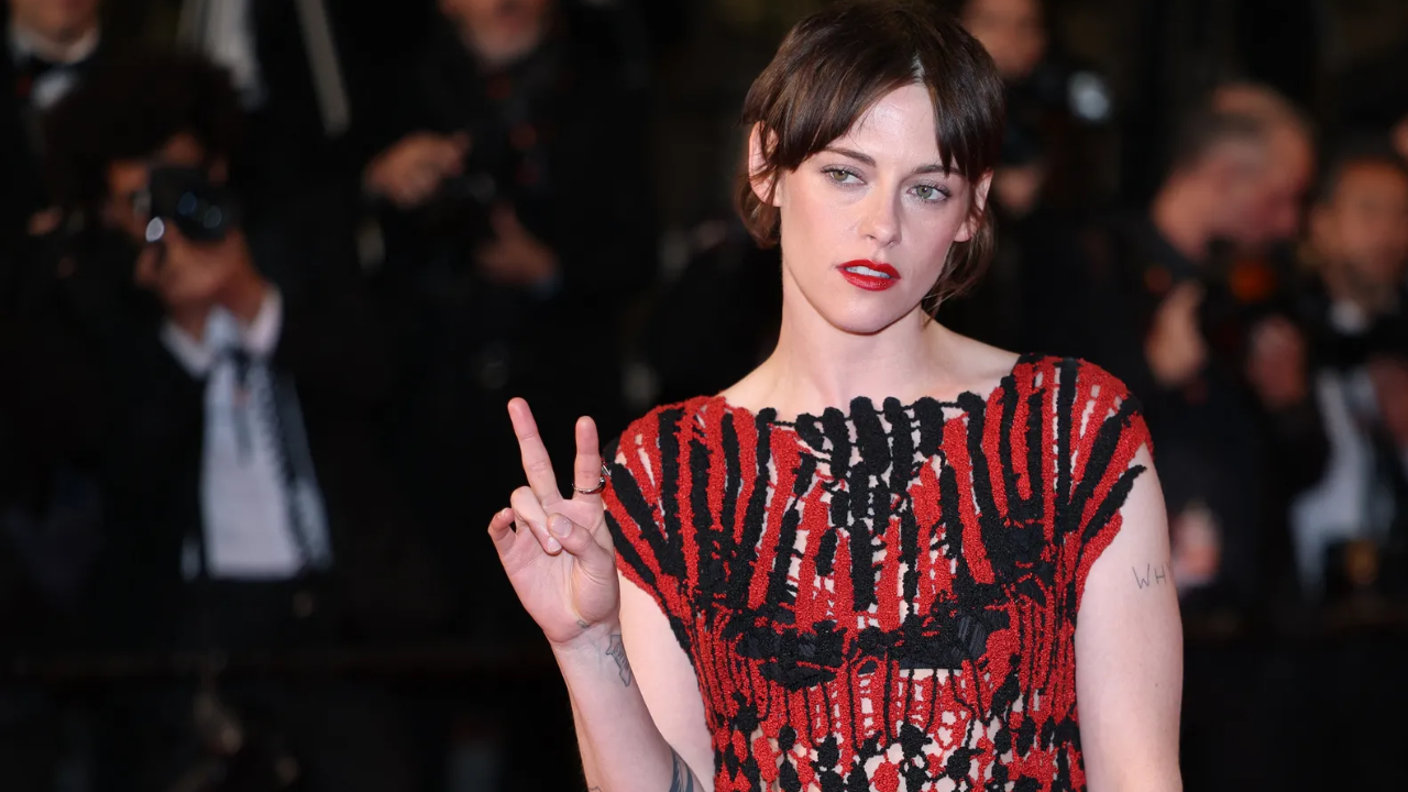 Kristen Stewart Wearing Sneakers At Cannes