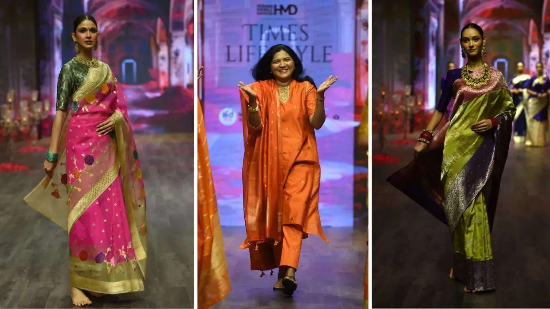 Deepthi Reddy's Kashi highlighted authentic handloom artistry and Banarasi weaves with a modern touch