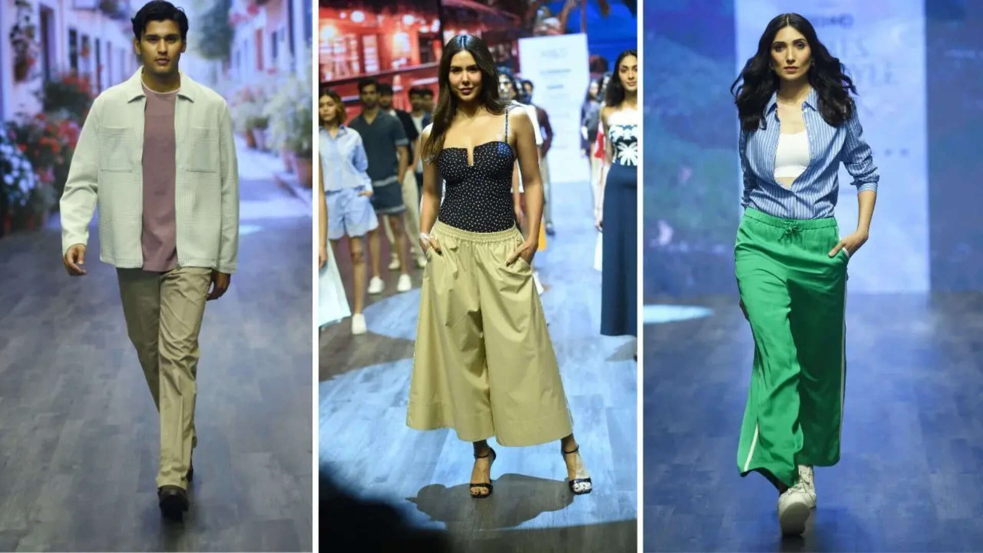 Sonam Bajwa turned showstopper for M S Summer Collection