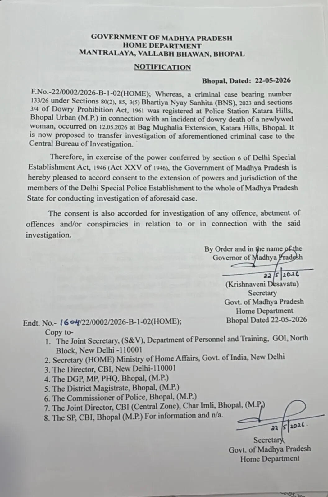 Twisha Sharma death case