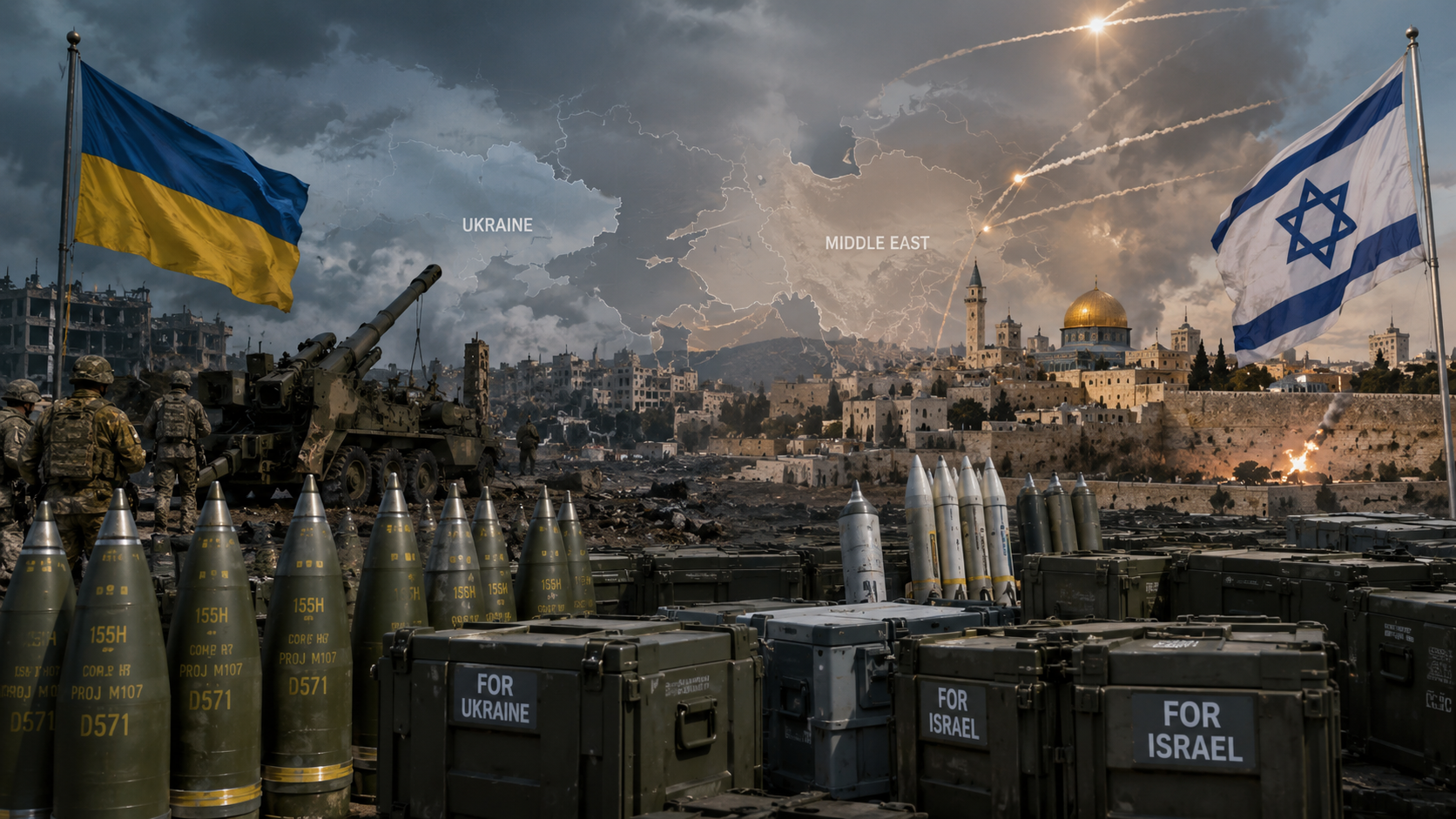 Two wars, one arsenal: Ukraine or Israel &mdash; who gets Americas missiles when supplies run short?