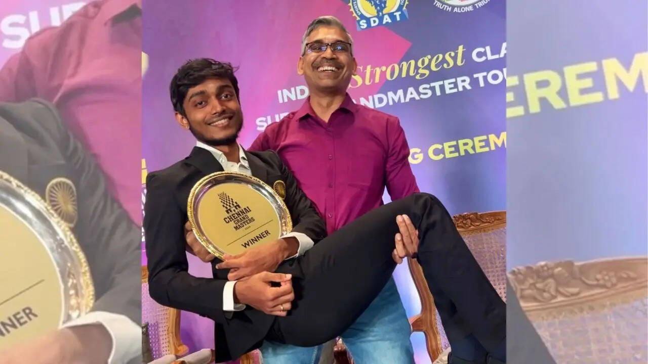 Aravindh Chithambaram with RB Ramesh (Special Arrangements)
