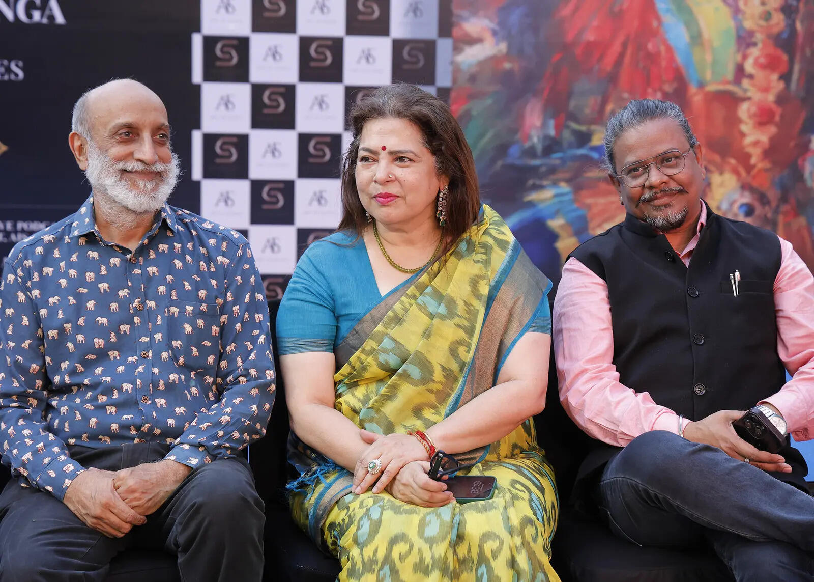 Aman Nath, Meenakshi Lekhi and Sanjeev Kumar Goutam