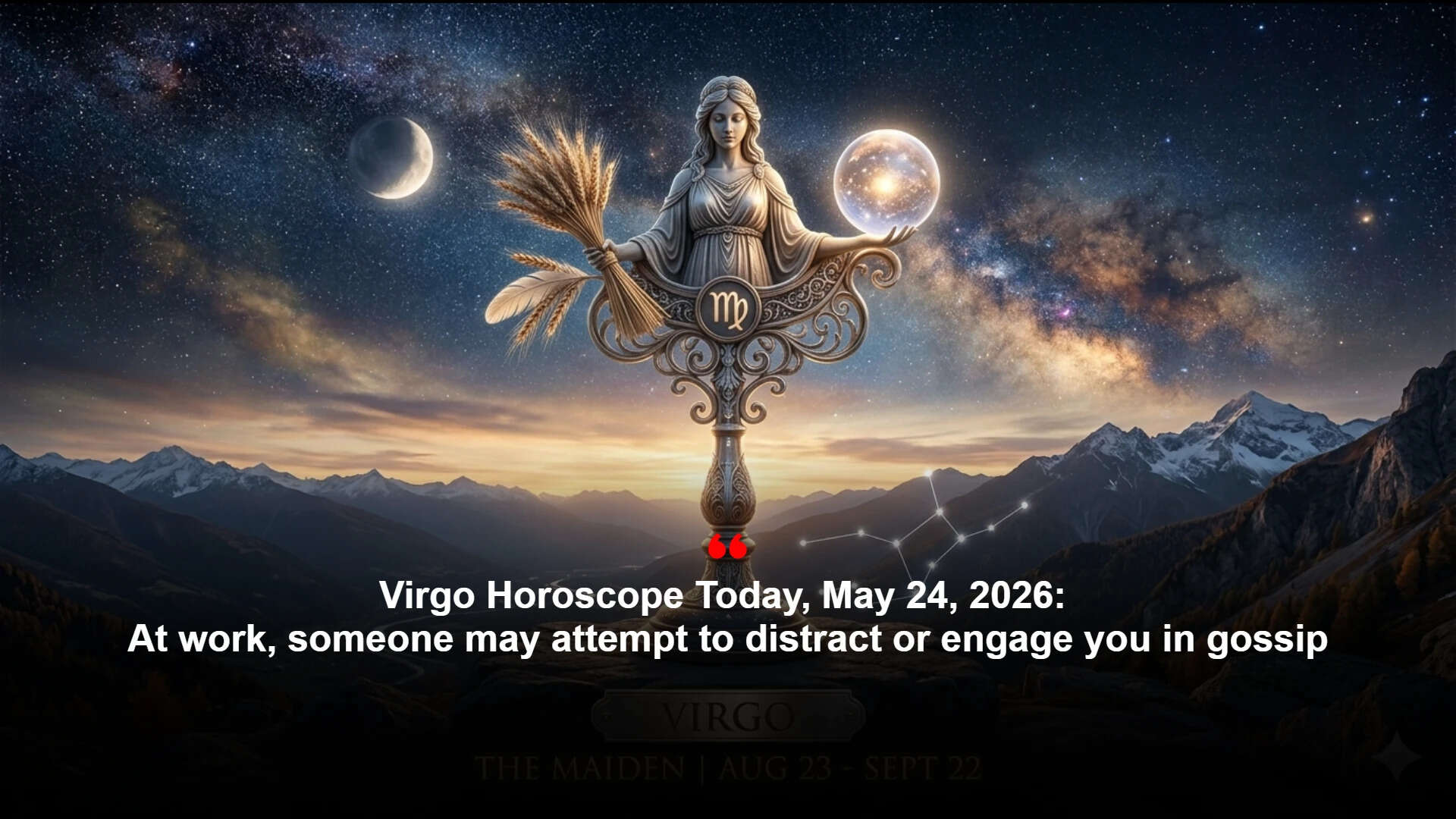 Virgo Daily Guidance: Horoscope urges restraint in love and money; avoid investment today