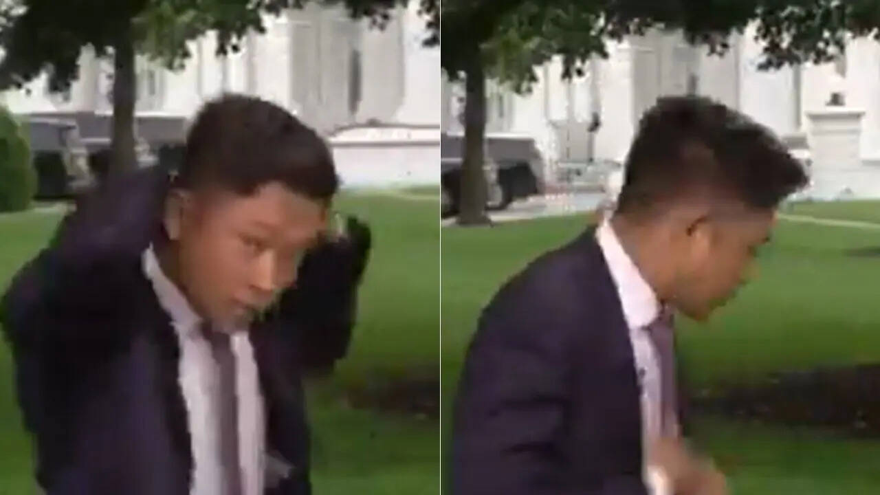 White House gunfire scare: Footage shows journalists running for shelter
