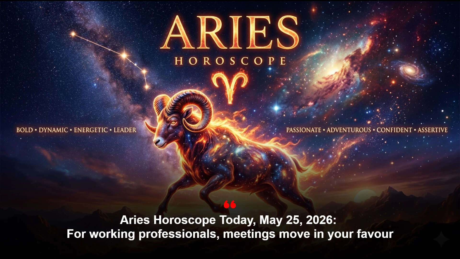 Daily Aries Horoscope: Speculation looks lucky today; fix your profit limit before trading