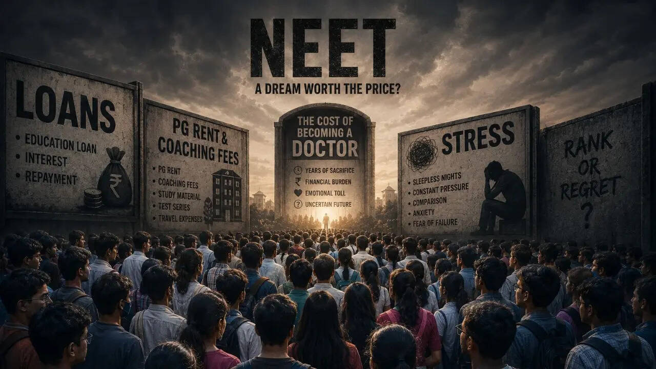 Loans, PG rent & coaching fees: The crushing cost of NEET-UG 2026