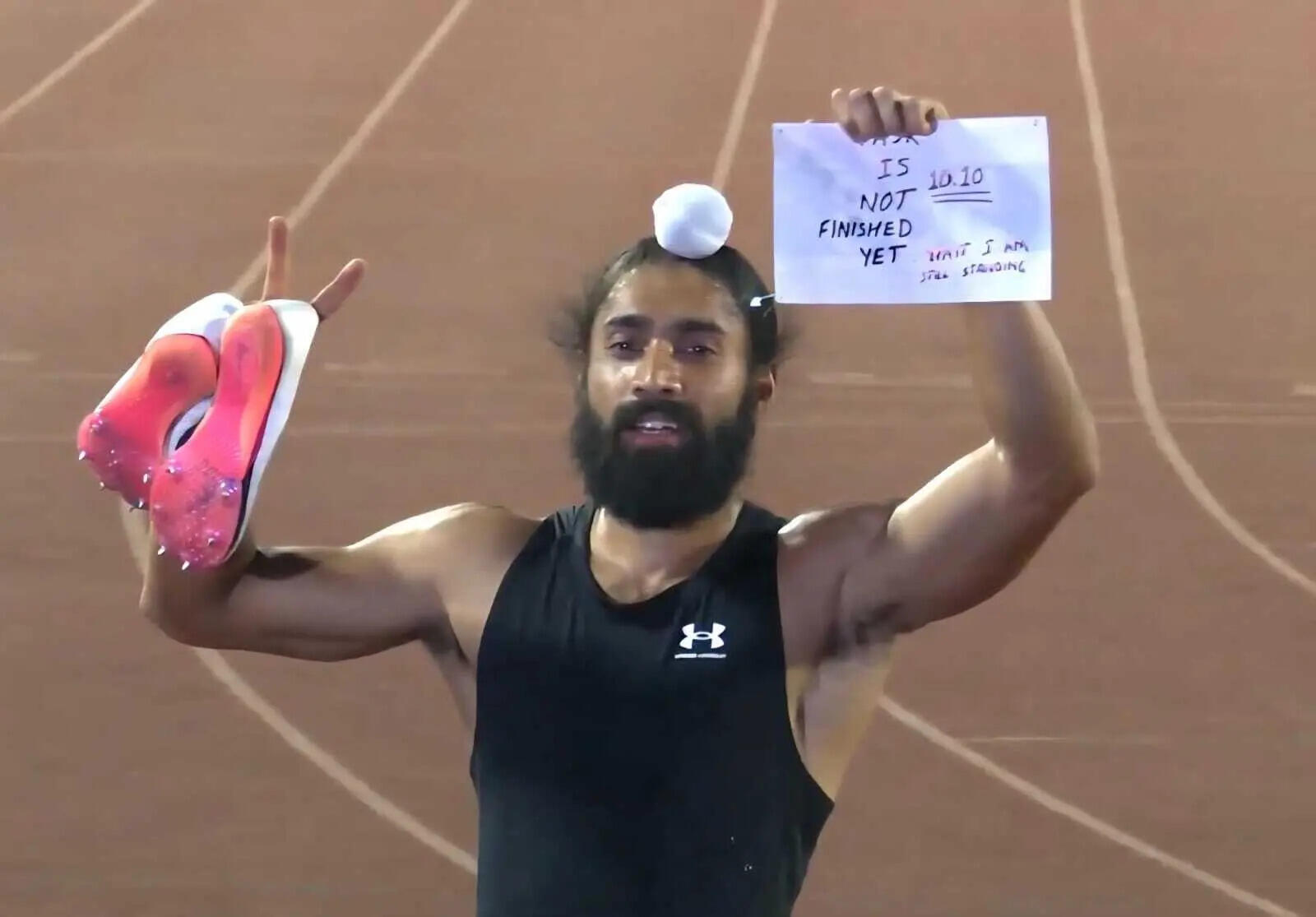 ‘Fastest man in India wears whites’: Navy salutes petty officer Gurindervir who broke national 100m record