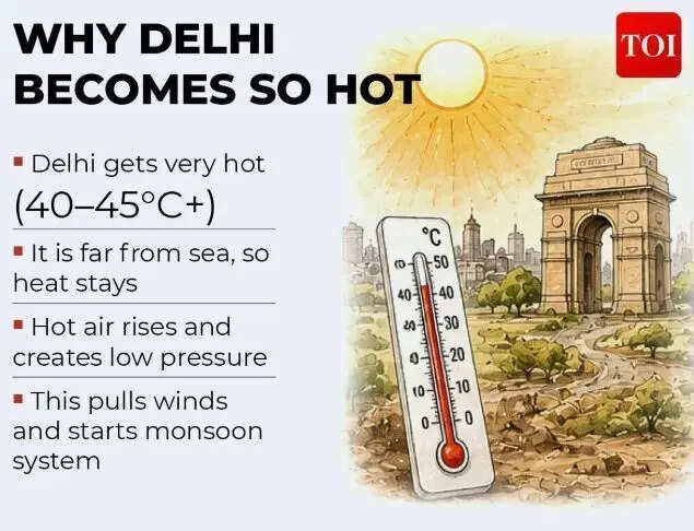Why Delhi becomes so hot