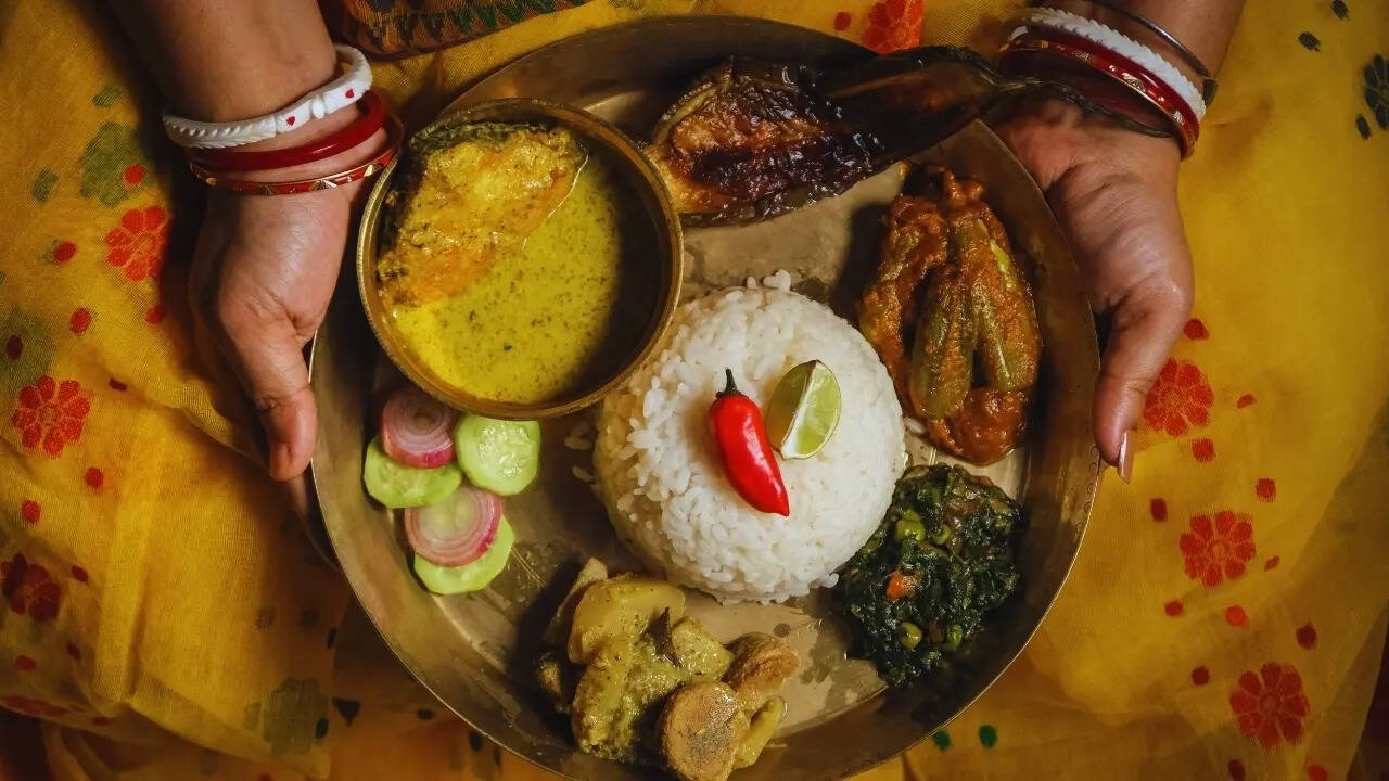 Delicious Indian thali