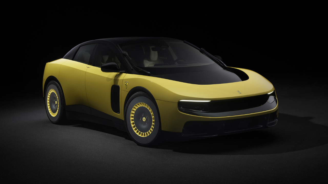 Ferrari Luce EV front design