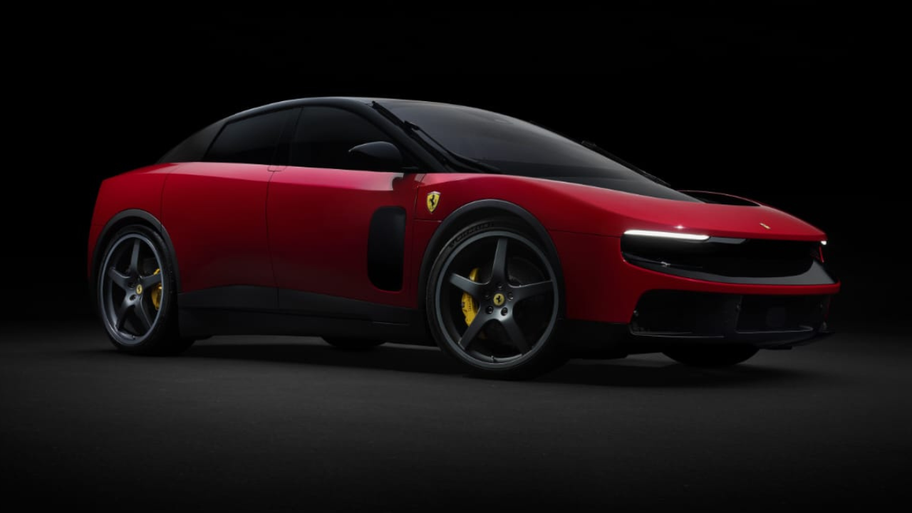 The Ferrari Luce features a four-door GT body style
